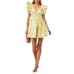 For Love and Lemons Tamra Mini Dress Size M NEW